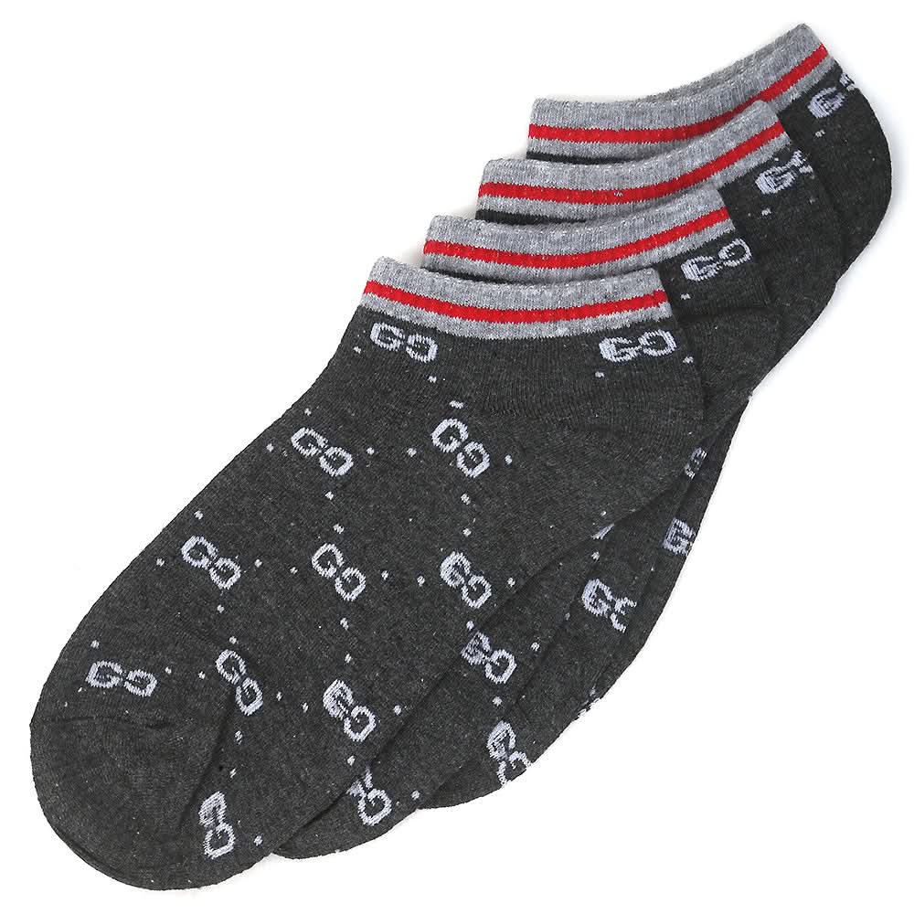 Men’s 2 Pieces Ankle Socks - Grey, Men, Mens Socks, Chase Value, Chase Value