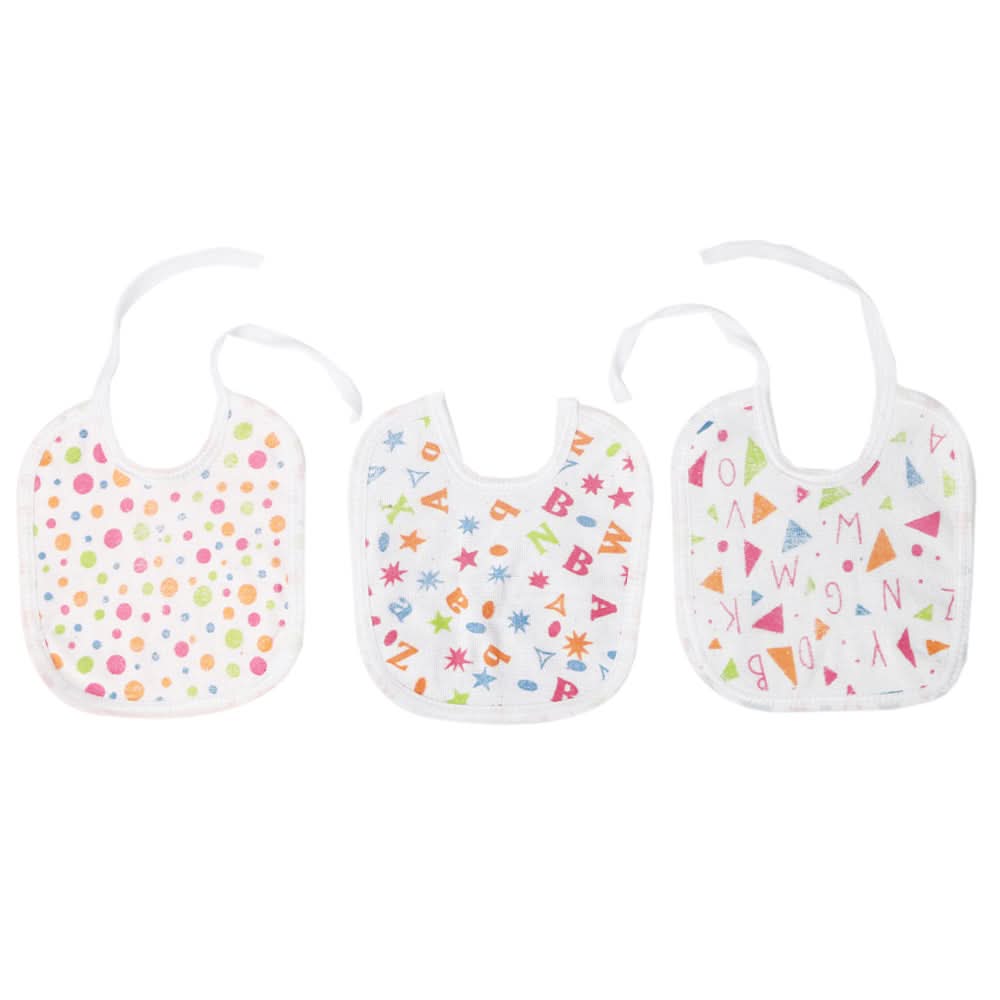 Newborn 3Pcs Bibs Set - Multi, Kids, Bibs & Towels, Chase Value, Chase Value