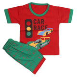 Boys Half Sleeves Suit - Red, Kids, New Born Boys Sets And Suits, Chase Value, Chase Value