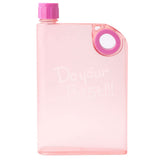 Notebook Water Bottle 380ml - Pink, Home & Lifestyle, Glassware & Drinkware, Chase Value, Chase Value