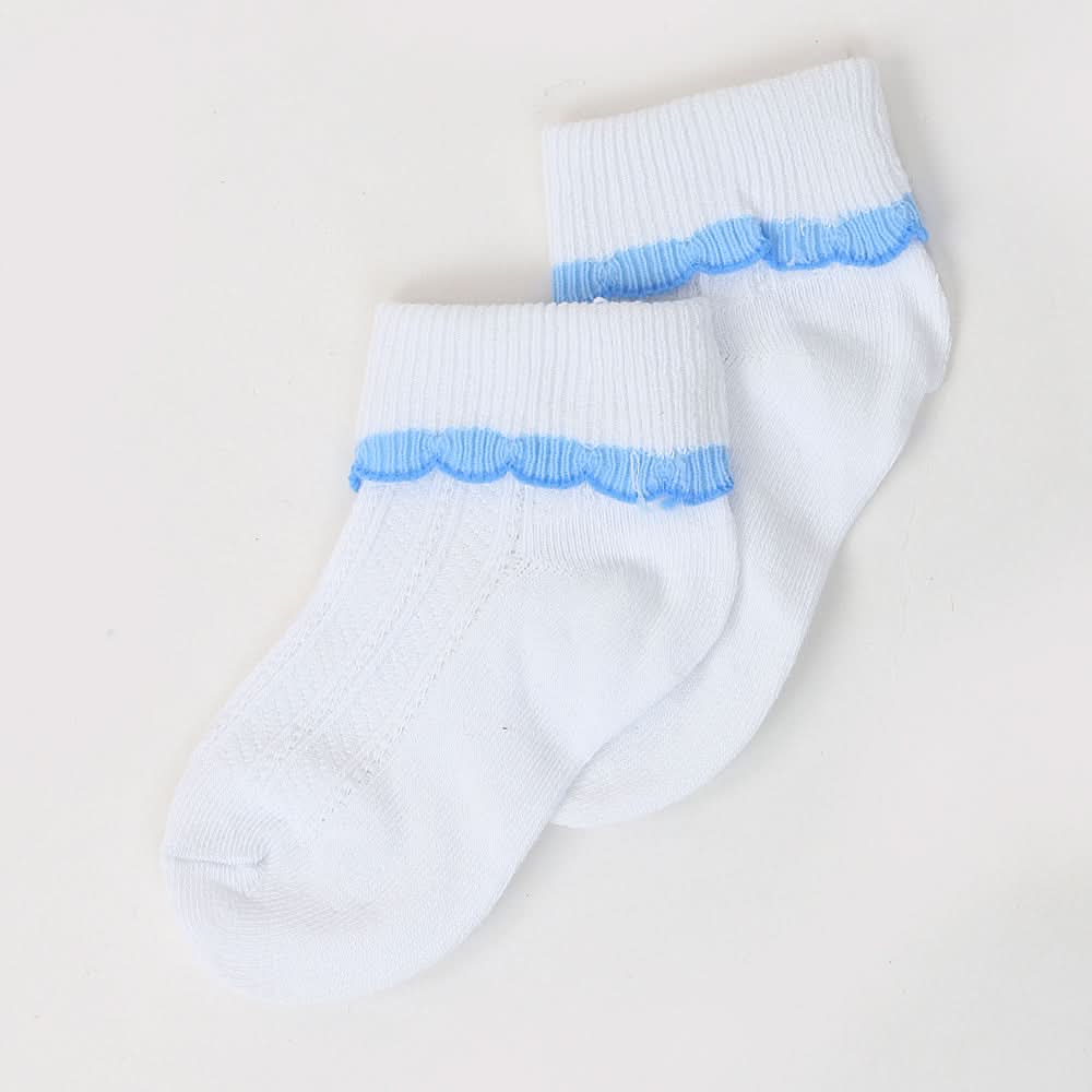 Girls Fancy Socks - White, Kids, Girls Socks, Chase Value, Chase Value