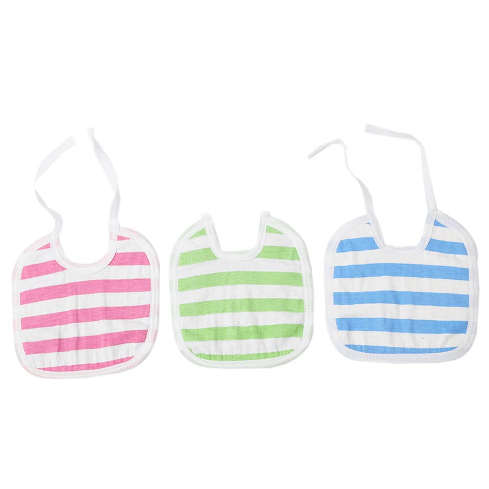 Newborn 3Pcs Bibs Set - Multi, Kids, Bibs & Towels, Chase Value, Chase Value