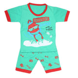 Boys Half Sleeves Suit - Green, Kids, NB Boys Sets And Suits, Chase Value, Chase Value