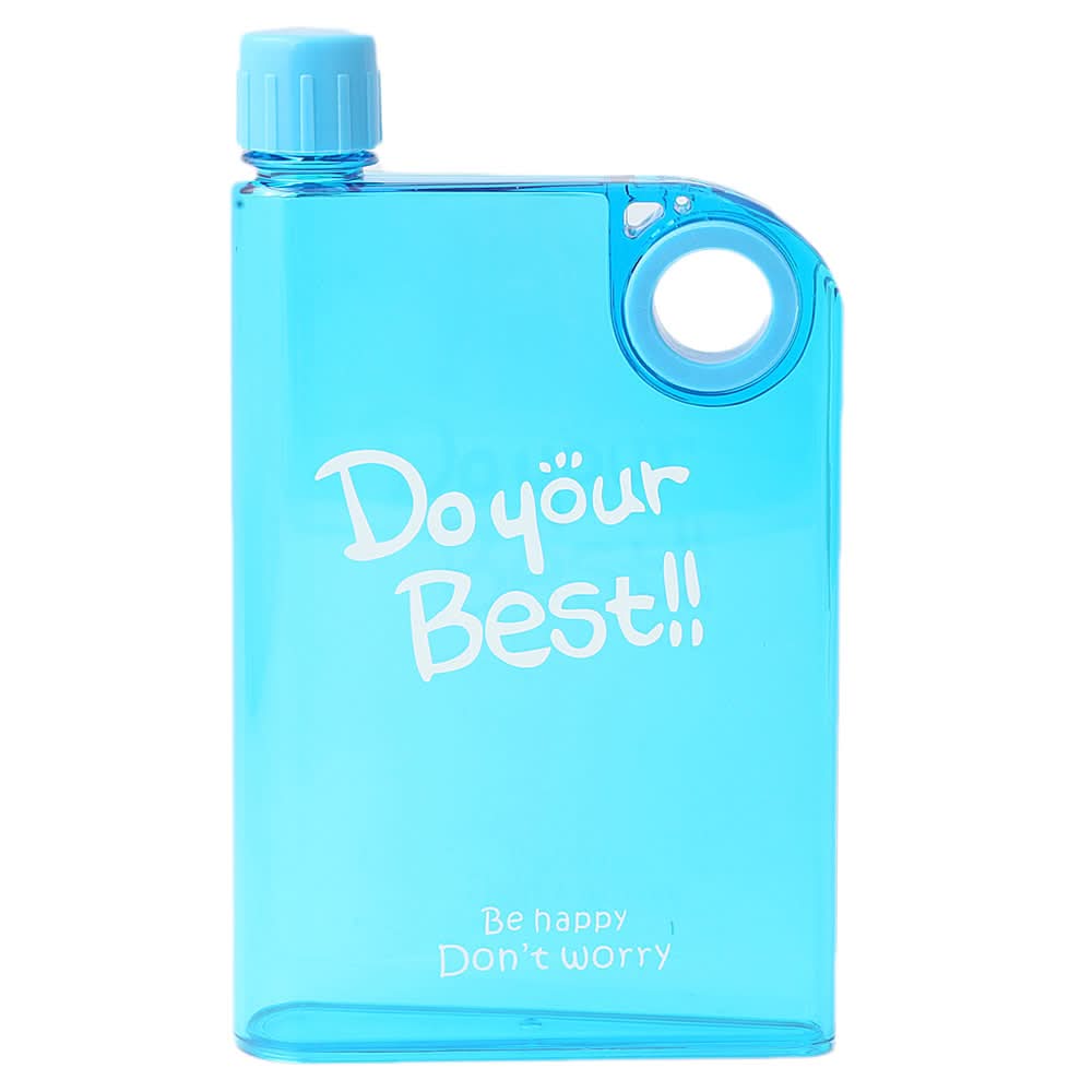 Notebook Water Bottle 380ml - Light Blue, Home & Lifestyle, Glassware & Drinkware, Chase Value, Chase Value