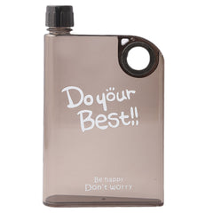 Notebook Water Bottle 380ml - Black, Home & Lifestyle, Glassware & Drinkware, Chase Value, Chase Value