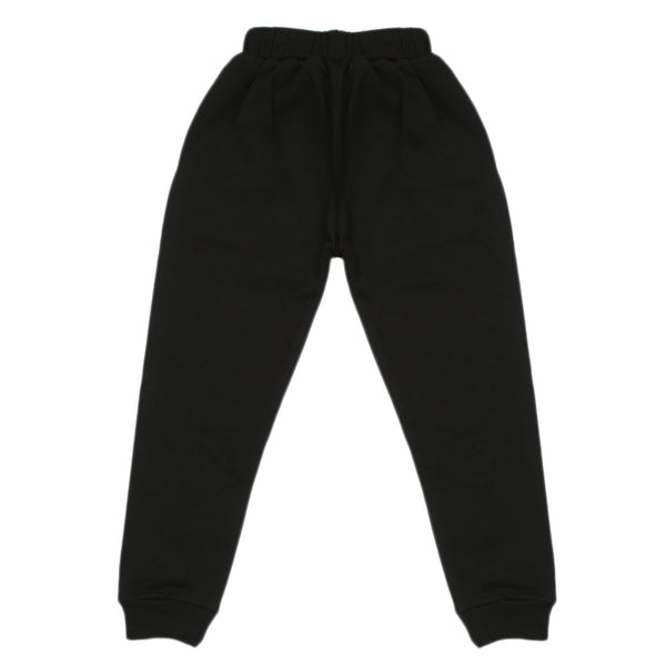 Girls Terry Trouser - Black, Girls Tights Leggings & Pajama, Chase Value, Chase Value