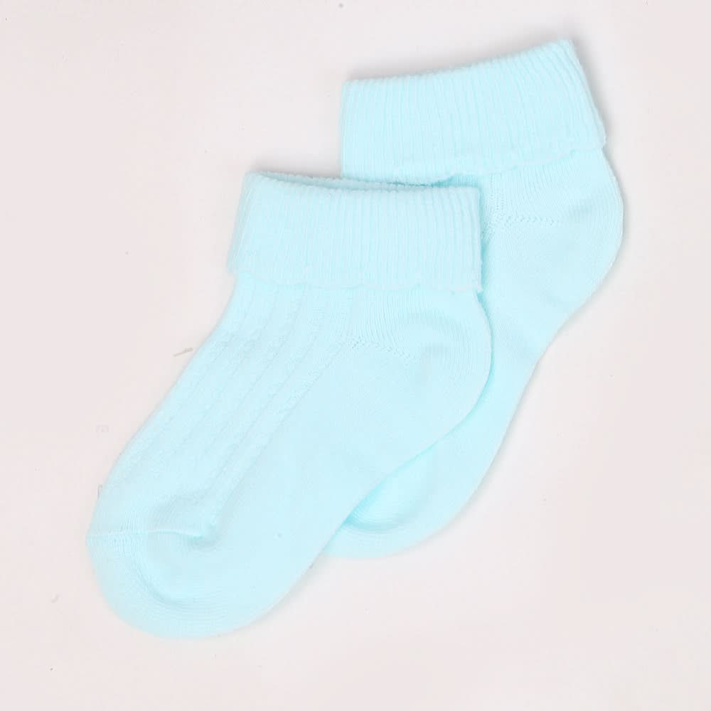 Girls Fancy Socks - Cyan, Kids, Girls Socks, Chase Value, Chase Value