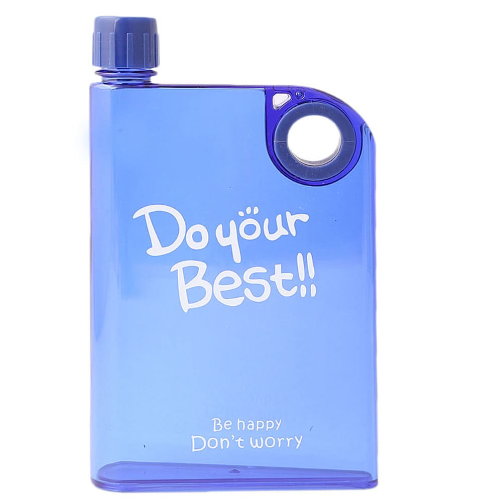 Notebook Water Bottle 380ml - Blue, Home & Lifestyle, Glassware & Drinkware, Chase Value, Chase Value