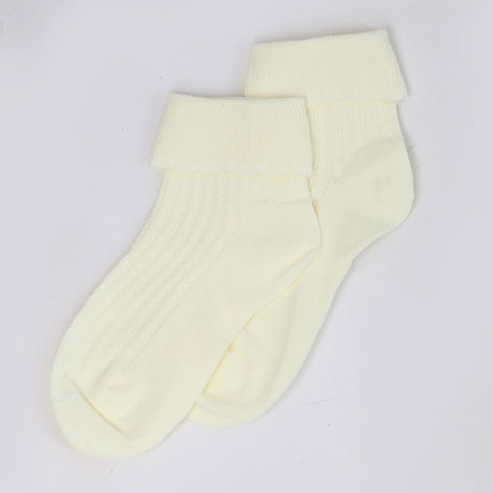 Girls Fancy Socks - Yellow, Kids, Girls Socks, Chase Value, Chase Value
