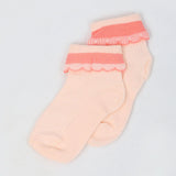 Girls Fancy Socks - Peach, Kids, Girls Socks, Chase Value, Chase Value