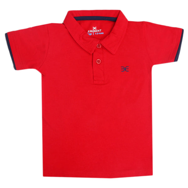 Eminent Boy's Half Sleeves Polo T-Shirt - Red, Kids, Boys T-Shirts, Eminent, Chase Value