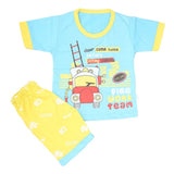 Boys Half Sleeves Suit - Blue, Kids, New Born Boys Sets And Suits, Chase Value, Chase Value