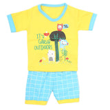 Boys Half Sleeves Suit - Yellow, Kids, Boys Sets And Suits, Chase Value, Chase Value