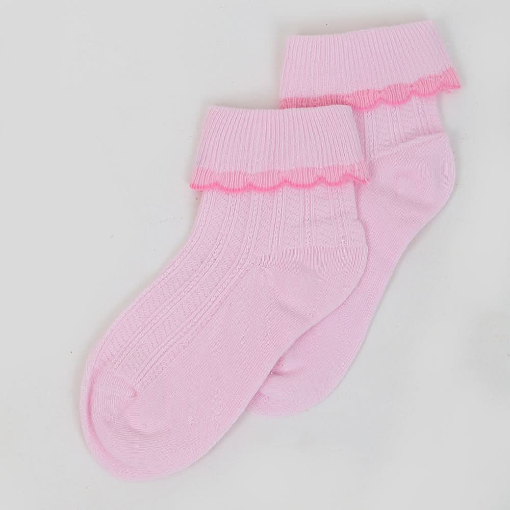 Girls Fancy Socks - Pink, Kids, Girls Socks, Chase Value, Chase Value
