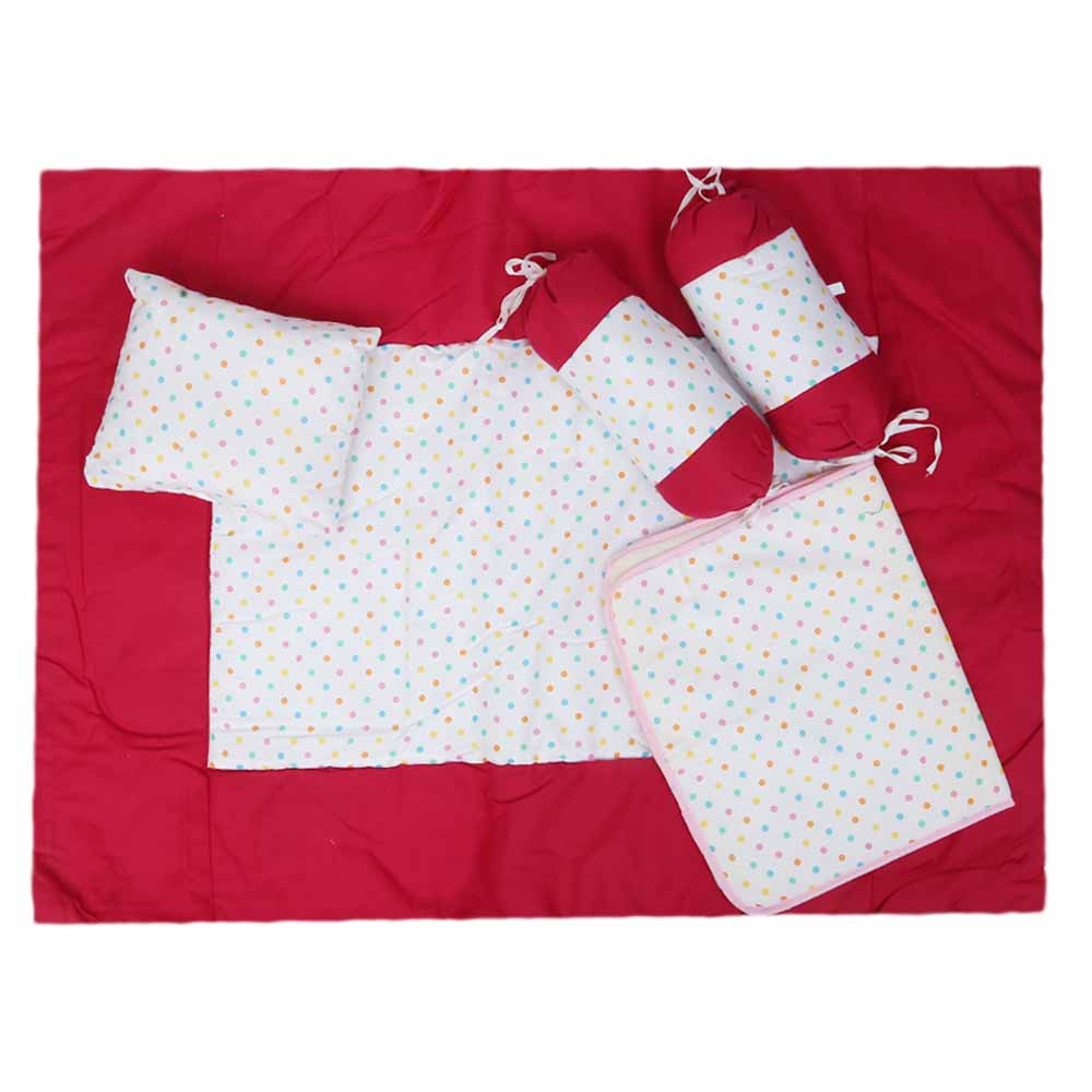 Newborn Sleeping Bag 7 Pcs Set Embroidered - Maroon, Kids, Sleeping Bags, Chase Value, Chase Value