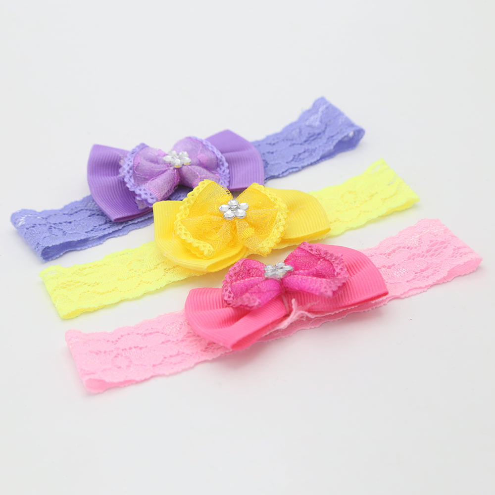 Head Band 3Pcs - Multi, Kids, Hair Accessories, Chase Value, Chase Value