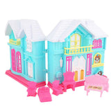 Frozen Doll Villa Set 6 Pcs - Cyan - test-store-for-chase-value