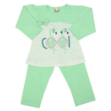 Girls Full Sleeves Suit - Light Green, Girls Suits, Chase Value, Chase Value