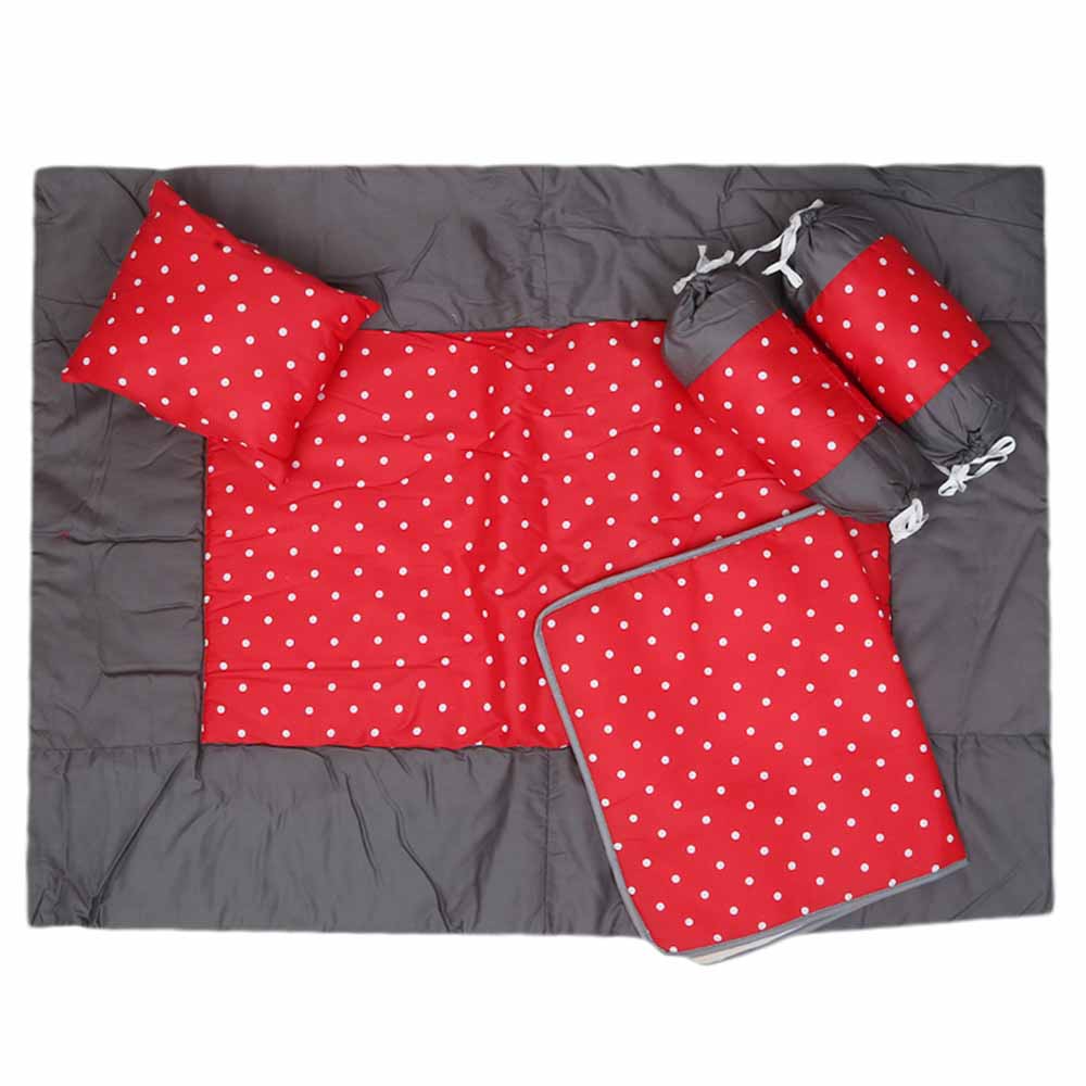 Newborn Sleeping Bag 7 Pcs Set Embroidered - Red, Kids, Sleeping Bags, Chase Value, Chase Value