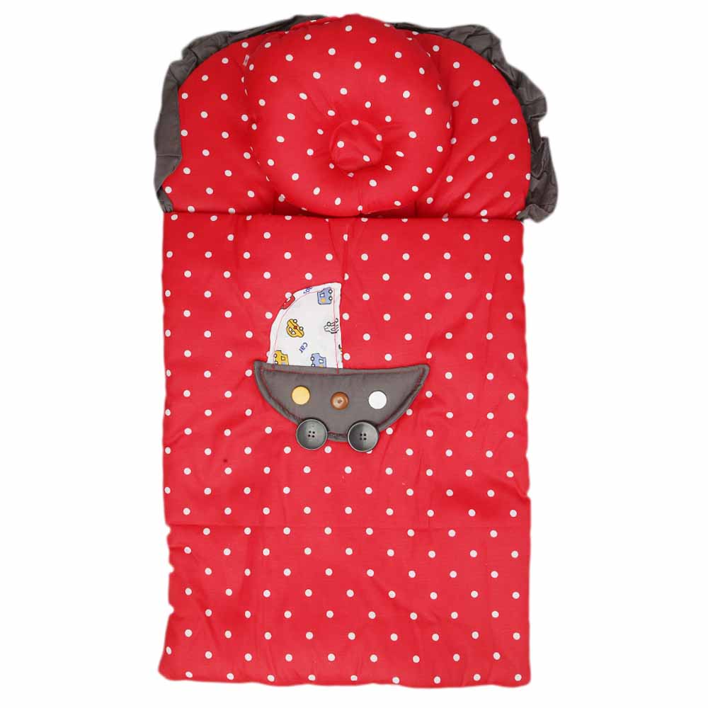 Newborn Sleeping Bag 7 Pcs Set Embroidered - Red, Kids, Sleeping Bags, Chase Value, Chase Value