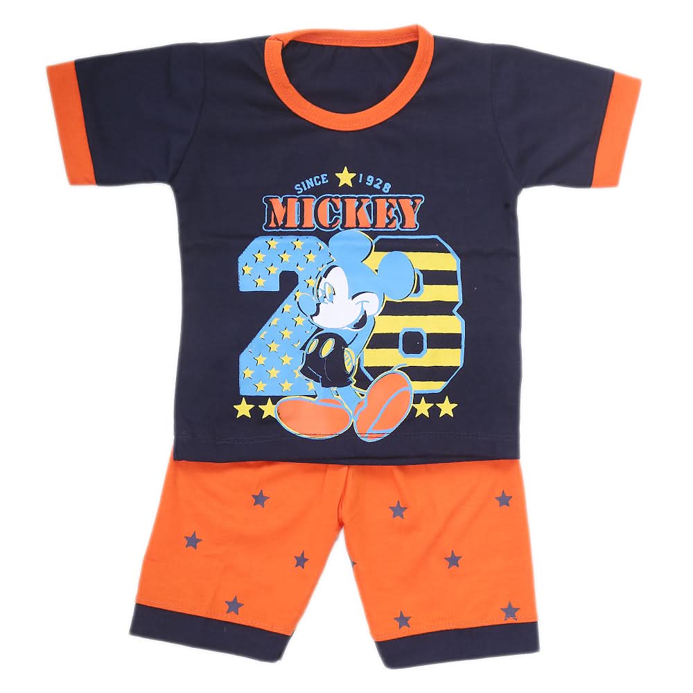 Boys Half Sleeves Suit - Navy Blue, Kids, Boys Sets And Suits, Chase Value, Chase Value