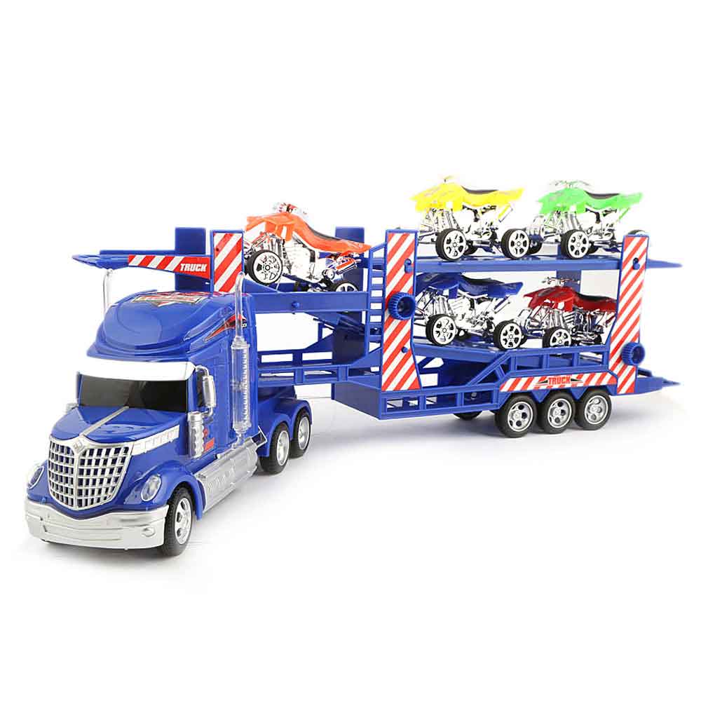 Remote Control Continental Truck Carrier - Blue - test-store-for-chase-value