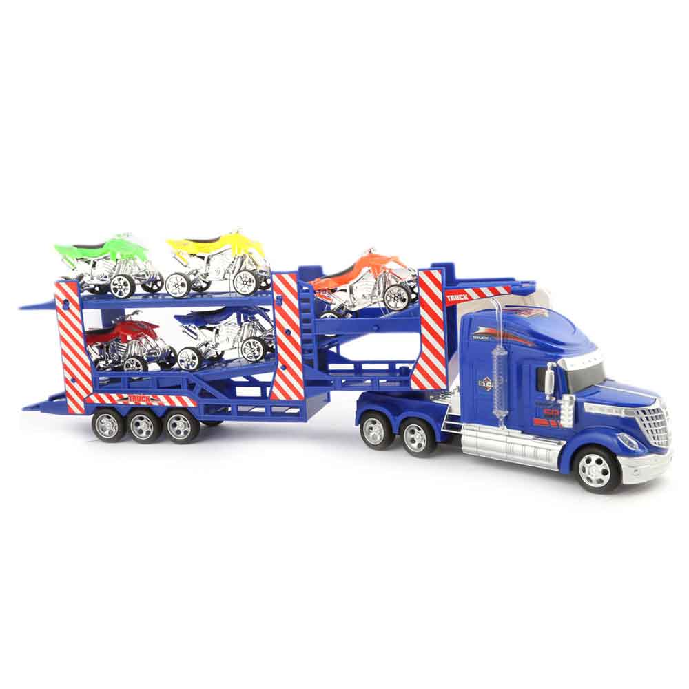 Remote Control Continental Truck Carrier - Blue - test-store-for-chase-value