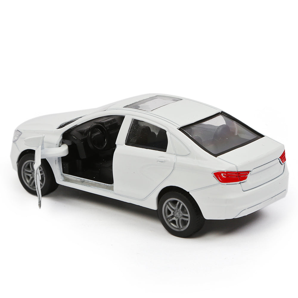 Metal Car - White, Non-Remote Control, Chase Value, Chase Value