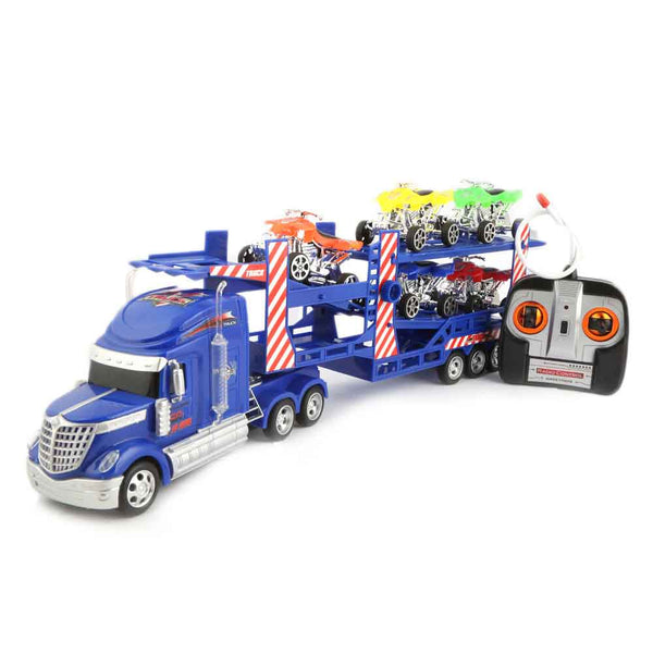 Remote Control Continental Truck Carrier - Blue - test-store-for-chase-value