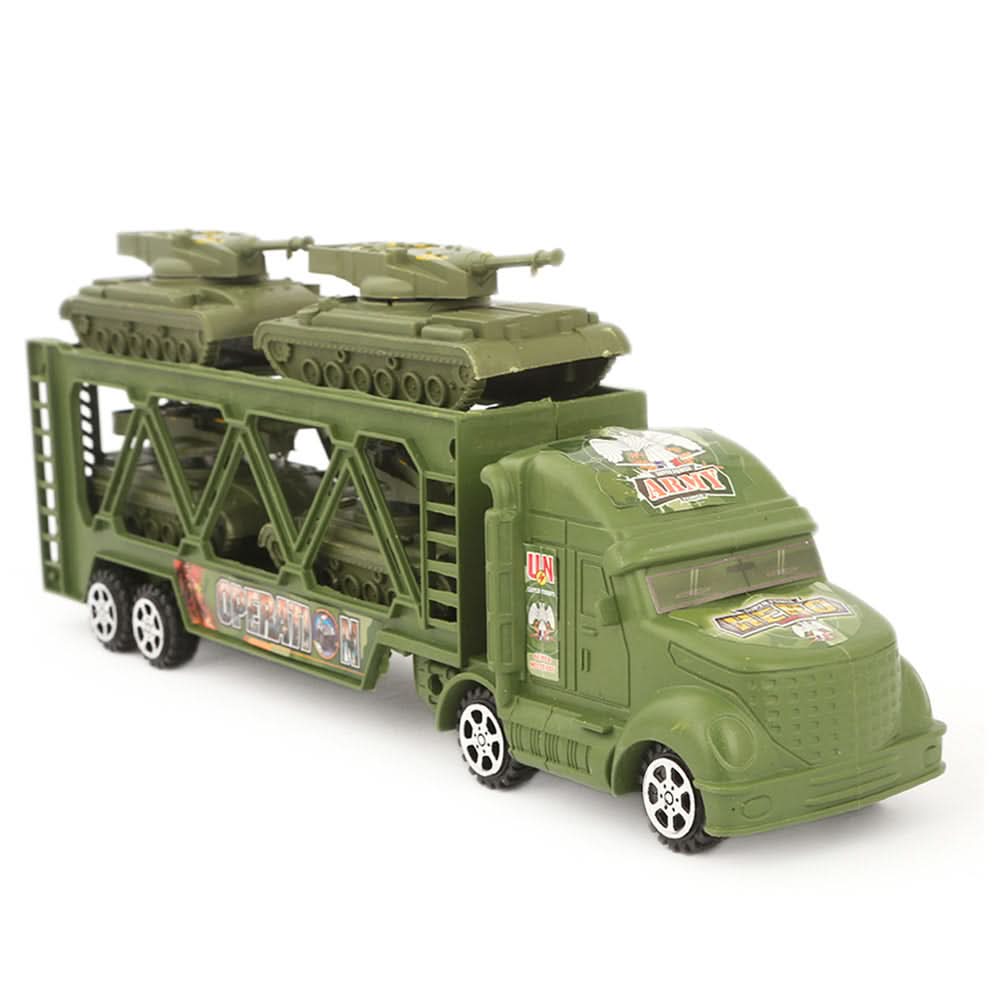 Friction Army Truck - Green, Kids, Non-Remote Control, Chase Value, Chase Value