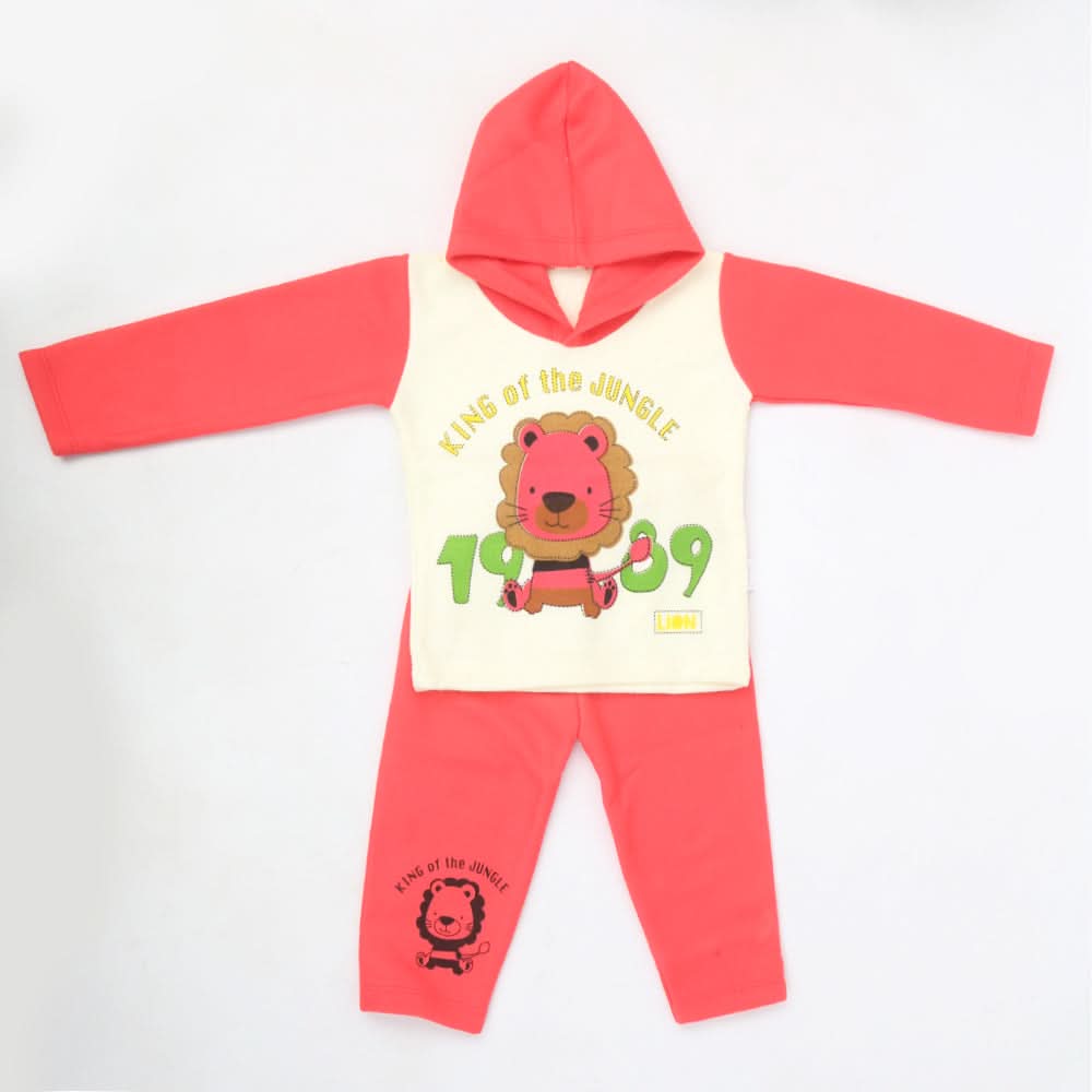 Boys Full Sleeves Polar Suit 8848 - Pink, Kids, Boys Sets And Suits, Chase Value, Chase Value