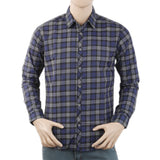 Men's Casual Check Shirt K.C-6123 - Royal Blue, Men, Shirts, Chase Value, Chase Value