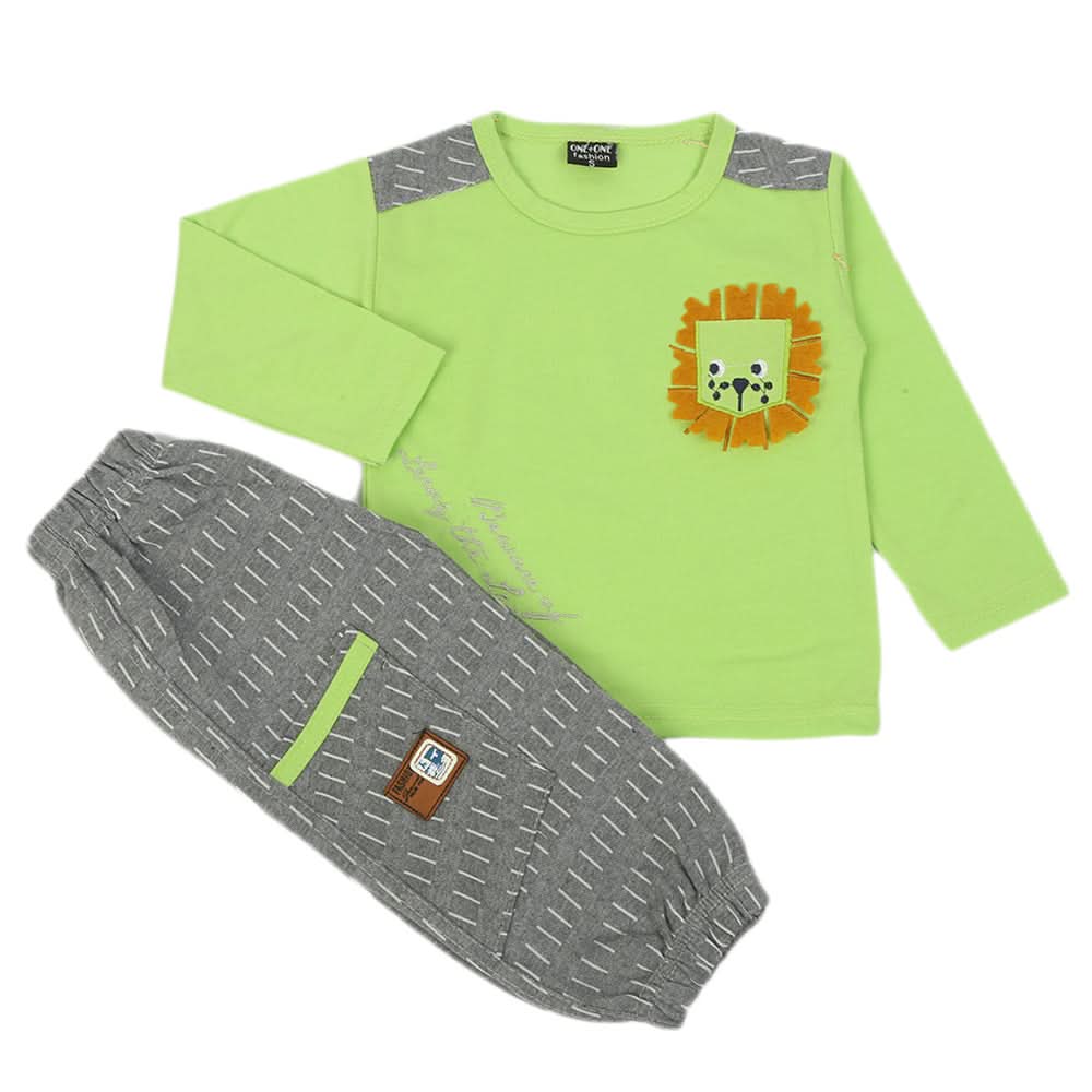 Boys Full Sleeves Suit - Light Green, Boys Sets & Suits, Chase Value, Chase Value