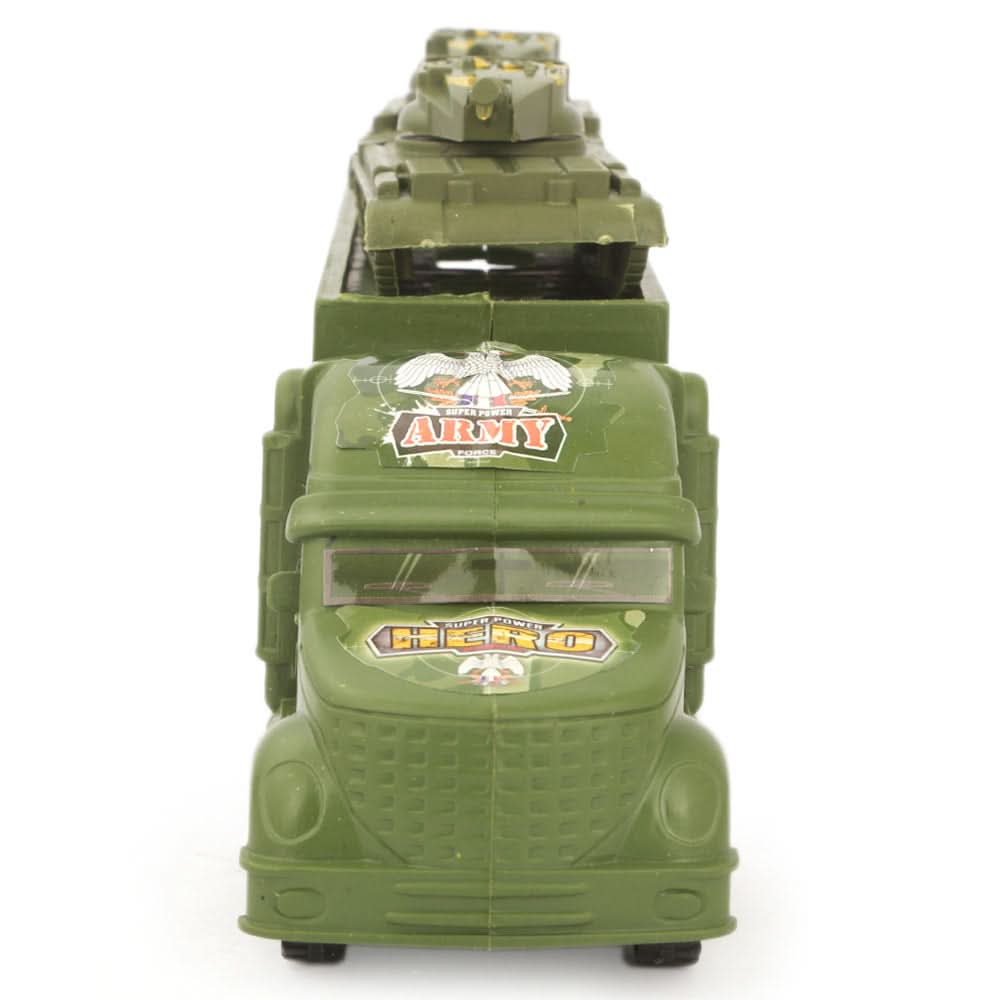 Friction Army Truck - Green, Kids, Non-Remote Control, Chase Value, Chase Value