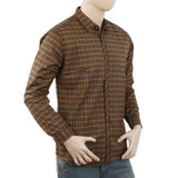 Men's Casual Check Shirt K.C-6123 - Mustard, Men, Shirts, Chase Value, Chase Value