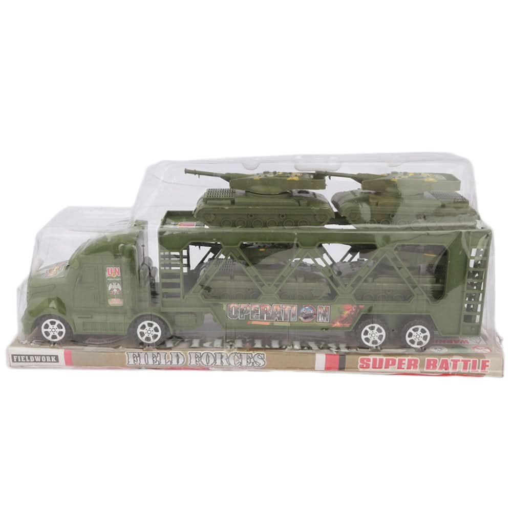 Friction Army Truck - Green, Kids, Non-Remote Control, Chase Value, Chase Value