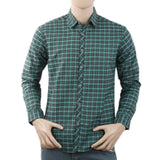 Men's Casual Check Shirt K.C-6123 - Green, Men, Shirts, Chase Value, Chase Value