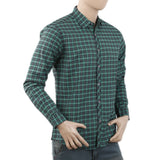Men's Casual Check Shirt K.C-6123 - Green, Men, Shirts, Chase Value, Chase Value