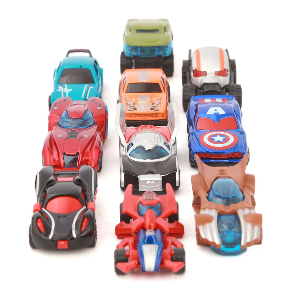 Free Wheel Cars 10 Pcs - Multi, Kids, Non-Remote Control, Chase Value, Chase Value