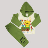 Boys Full Sleeves Polar Suit 8849 - Green, Kids, Boys Sets And Suits, Chase Value, Chase Value