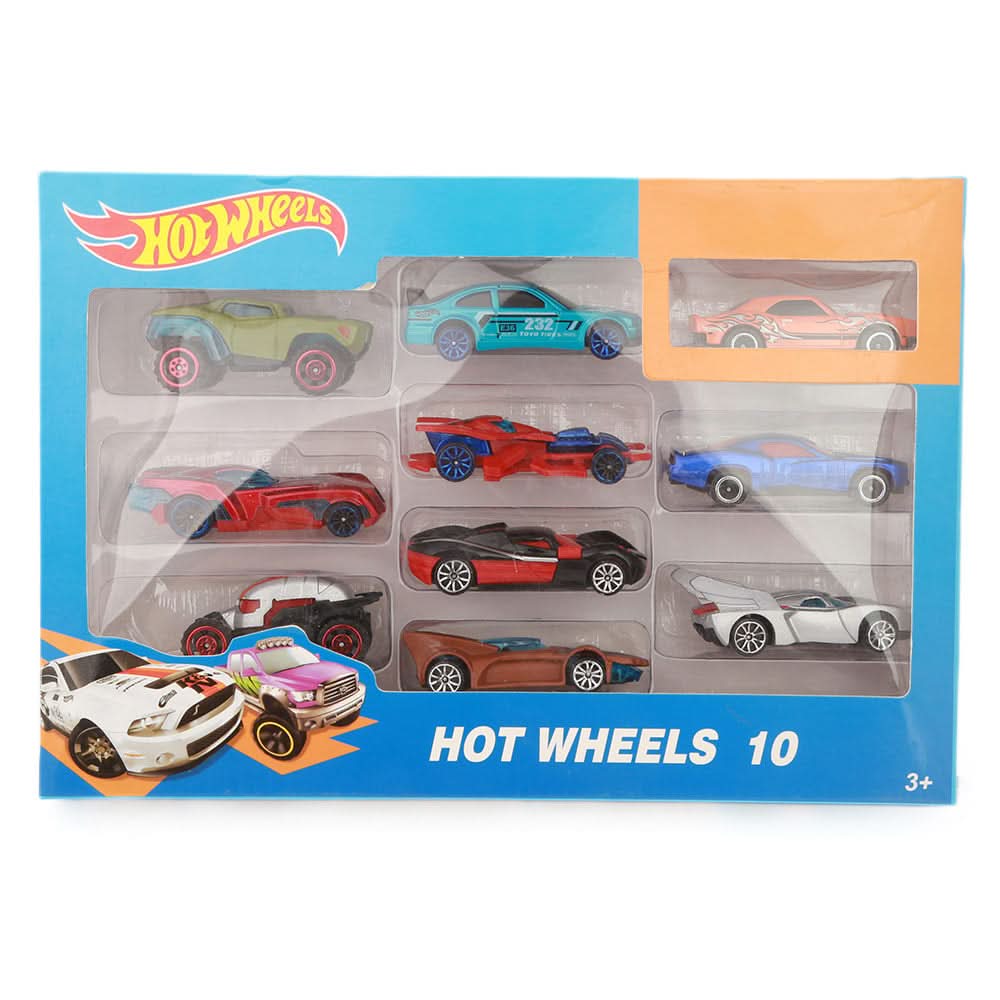Free Wheel Cars 10 Pcs - Multi, Kids, Non-Remote Control, Chase Value, Chase Value