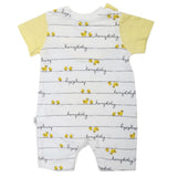 Newborn Boys Half Sleeves Romper 2840  B5-B9 - Yellow, Kids, New Born Boys Rompers, Chase Value, Chase Value