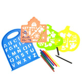 Stencil Draw - Blue, Kids, Colouring Tools, Chase Value, Chase Value
