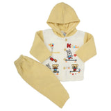 Newborn Boy Full Sleeves Polar Hooded Suit - Fawn, Kids, NB Boys Sets And Suits, Chase Value, Chase Value