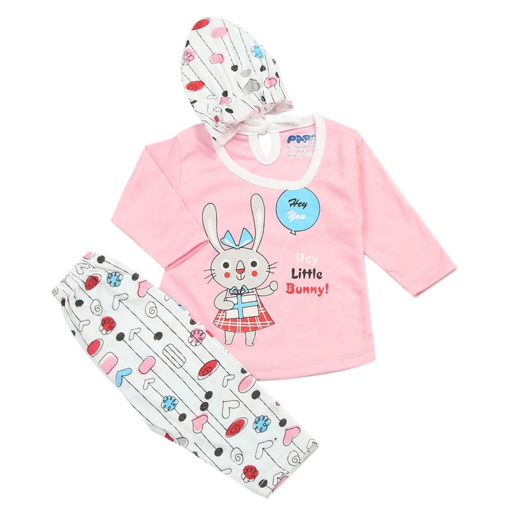 Newborn Boys Full Sleeves Suit - Pink, Newborn Boys Sets & Suits, Chase Value, Chase Value