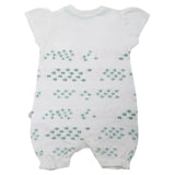 Newborn Girls Half Sleeves Romper - Cyan, Kids, Newborn Girls Rompers, Chase Value, Chase Value