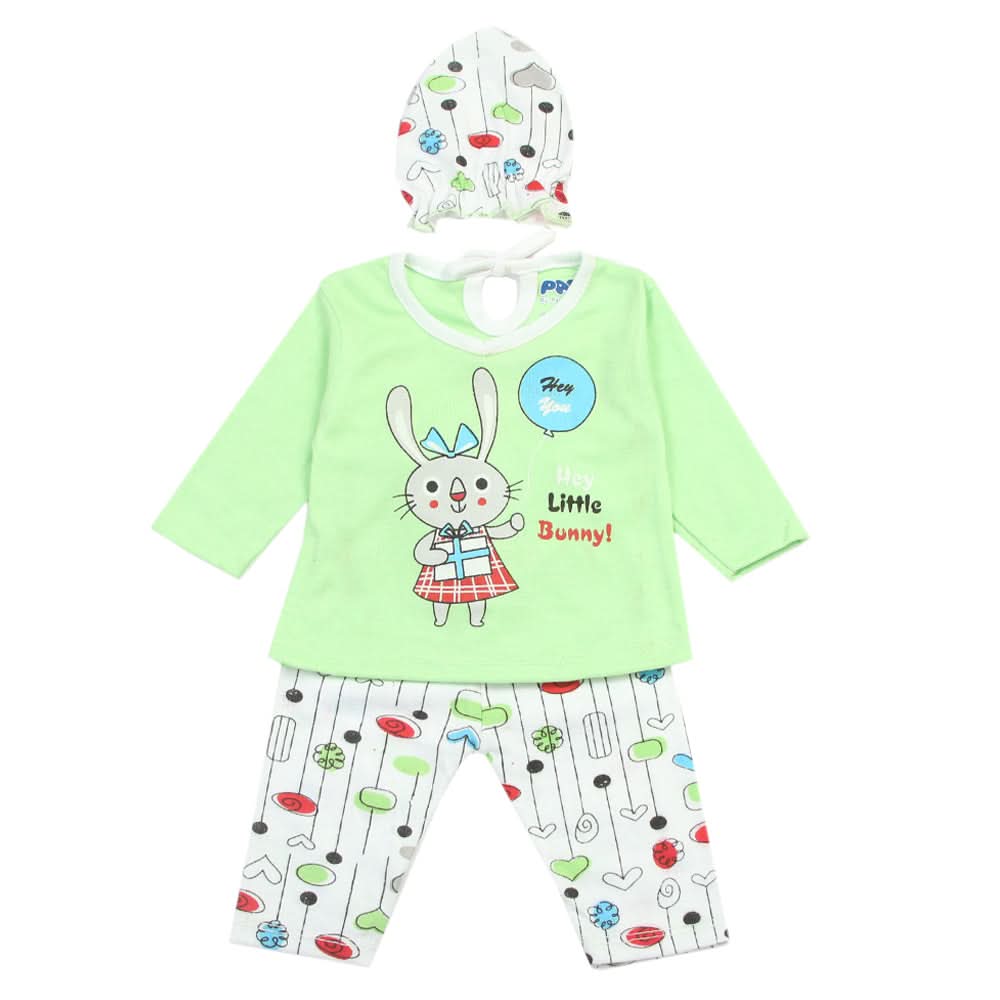 Newborn Boys Full Sleeves Suit - Green, Newborn Boys Sets & Suits, Chase Value, Chase Value