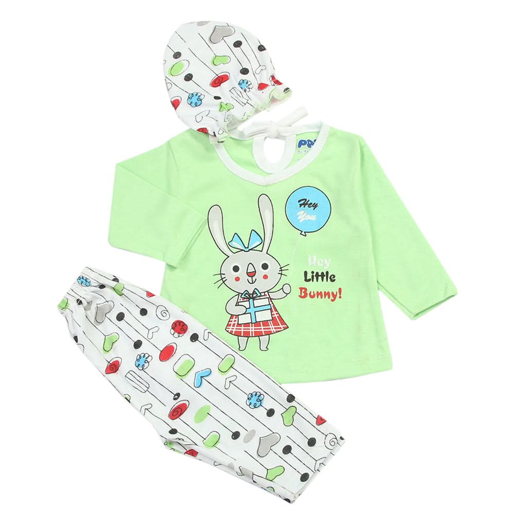Newborn Boys Full Sleeves Suit - Green, Newborn Boys Sets & Suits, Chase Value, Chase Value