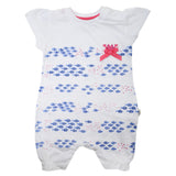 Newborn Girls Half Sleeves Romper - Blue, Kids, Newborn Girls Rompers, Chase Value, Chase Value