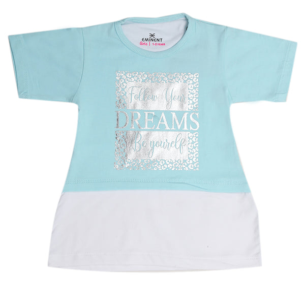 Eminent Girls Printed T-Shirt - Blue, Kids, Girls T-Shirts, Eminent, Chase Value